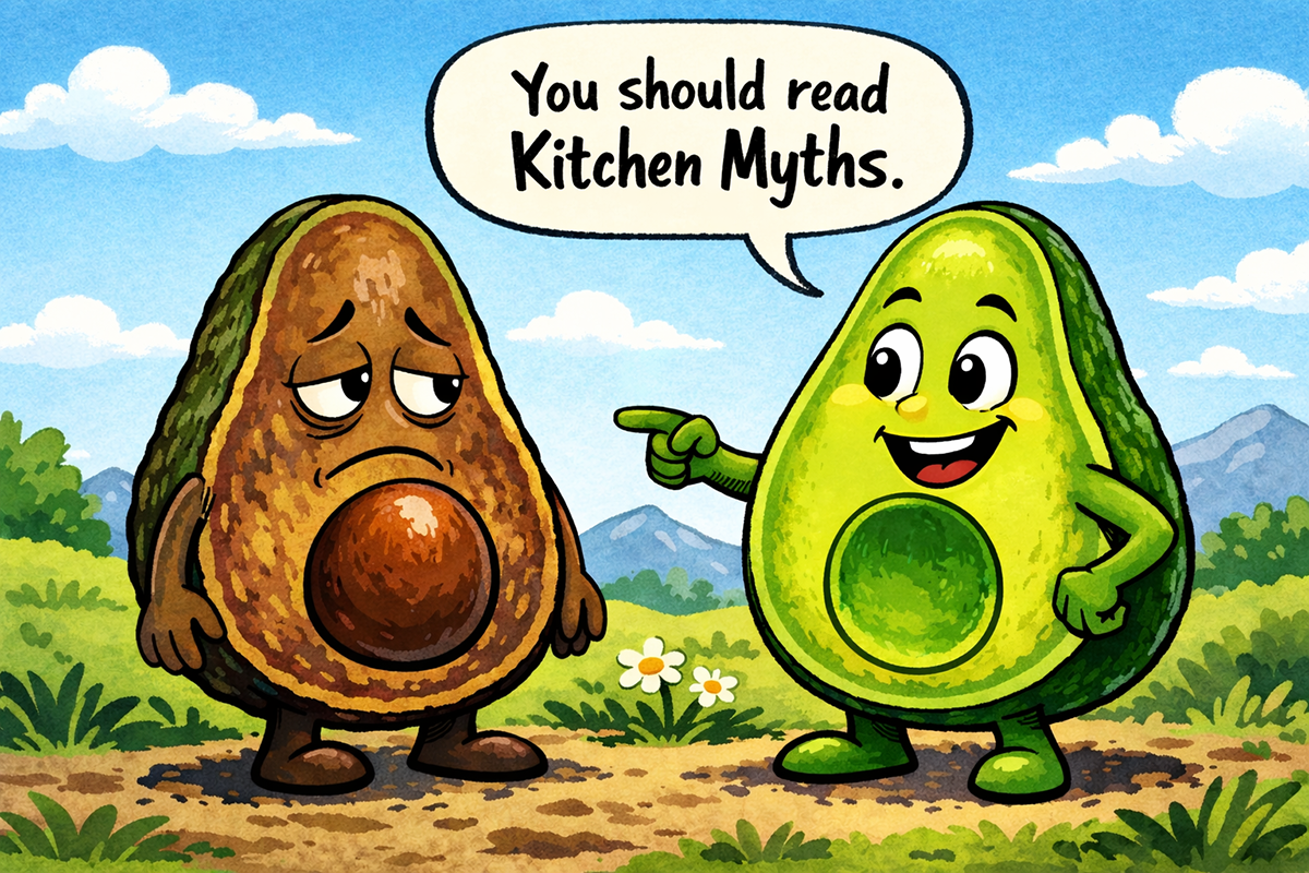 Brown avocado