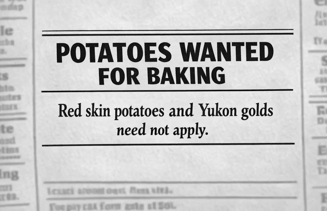 Potatoes wanted