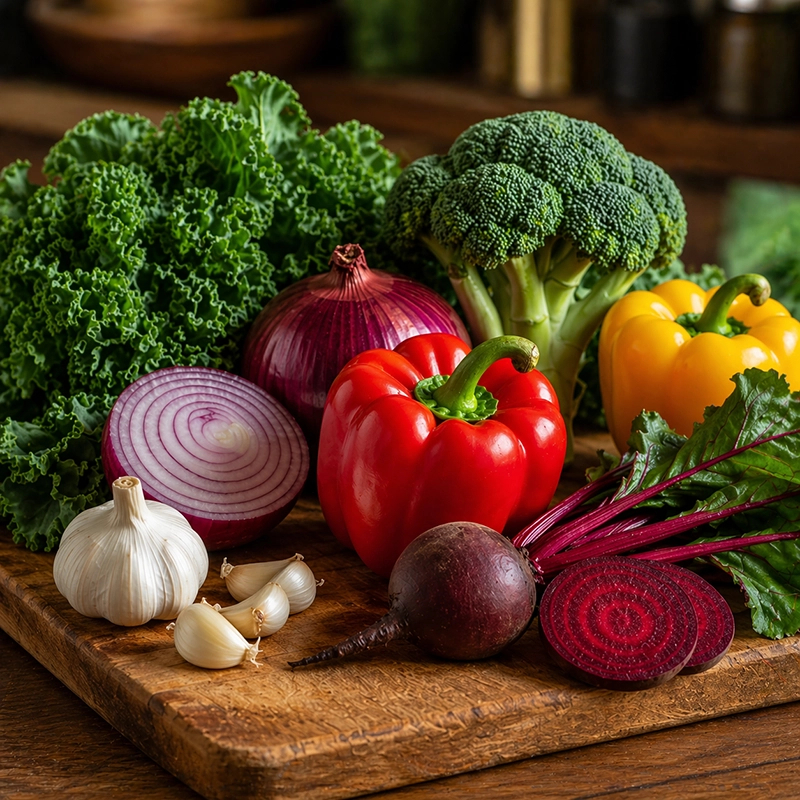 Raw veggies