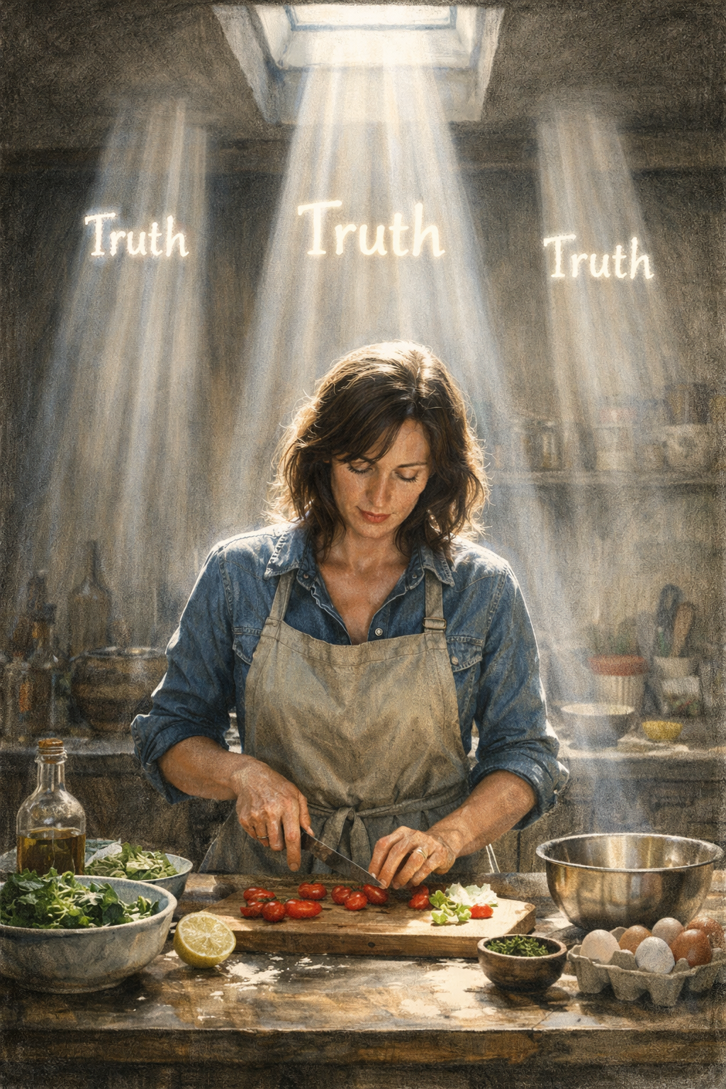 Woman Cooking Truth